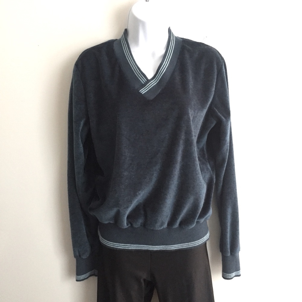 Tennis velvet sweater